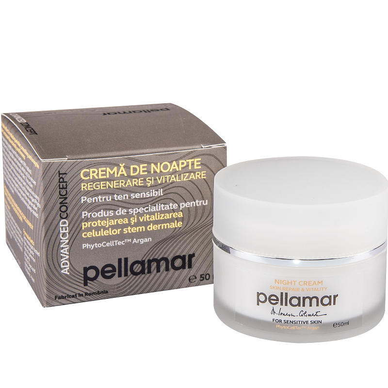 7307b6a5cdd06_6425116070022.png Crema de noapte pentru regenerare si vitalizare Advanced Concept, 50ml, Pell Amar