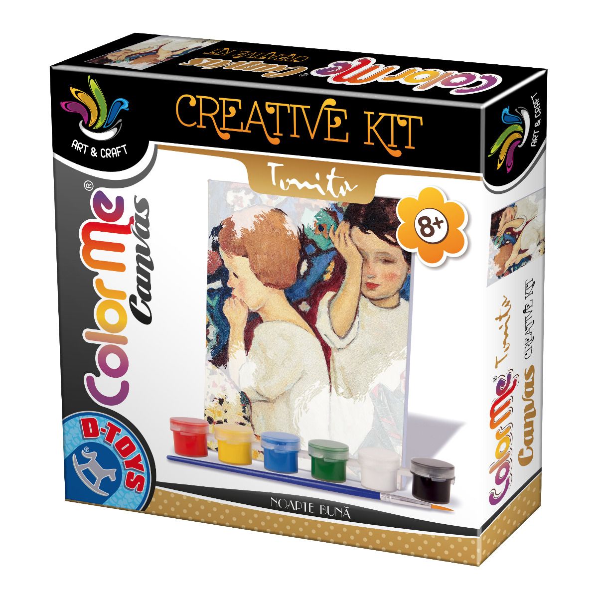 Joc Creativ - Color Me Canvas - Tonița - Noapte Bună