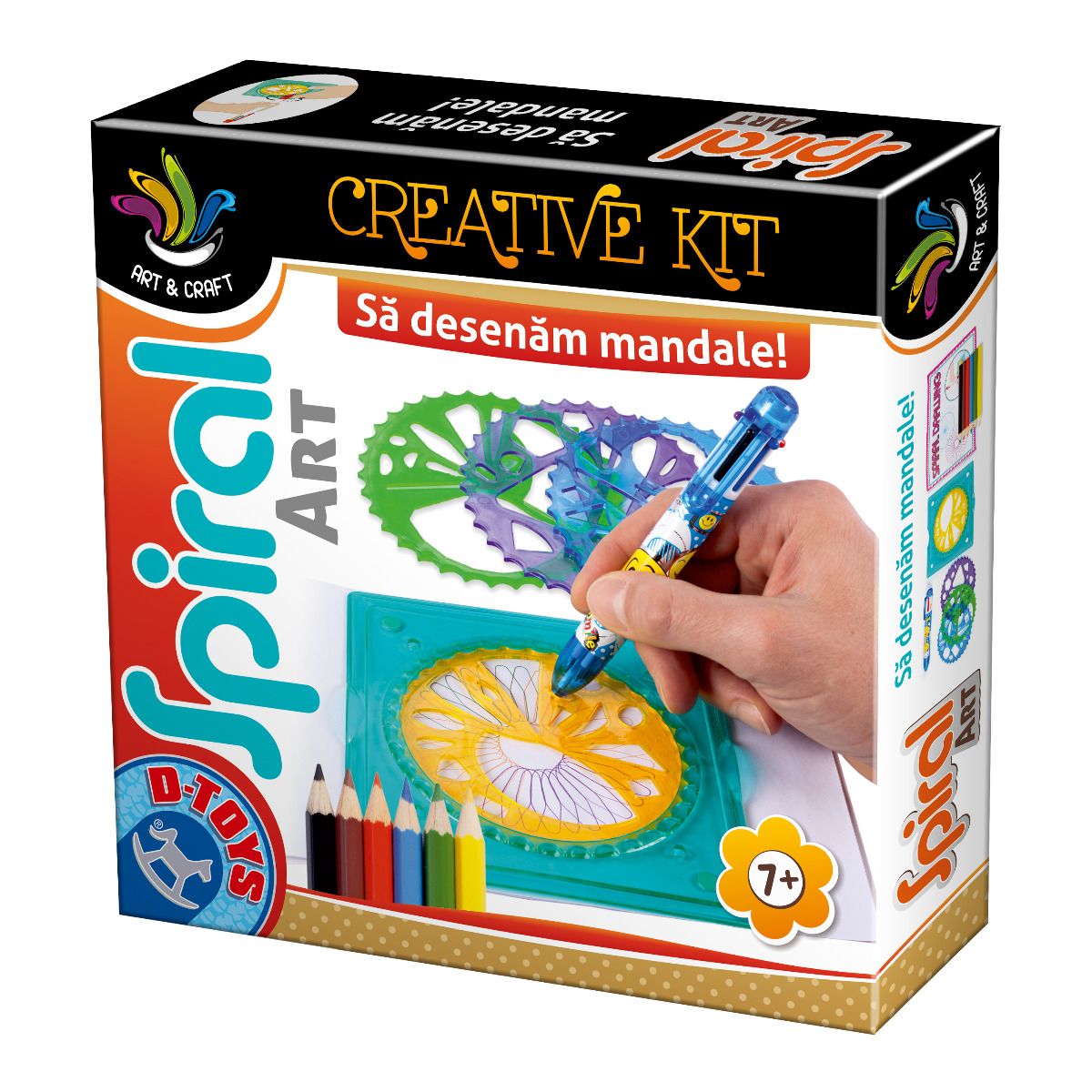 Joc Creativ - Spiral Art - Set Desen Spirale