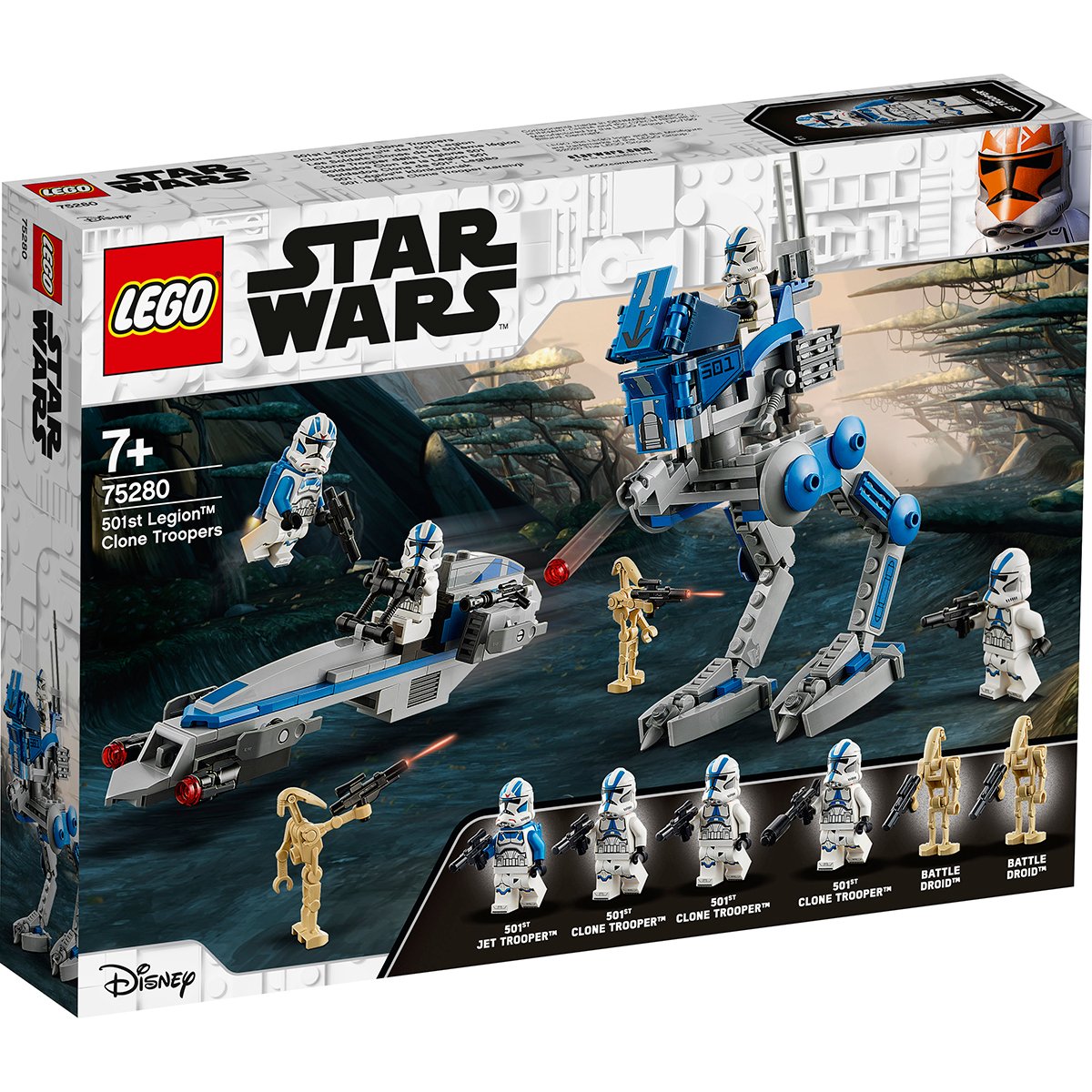 75280_box1_v29.jpg LEGO® Star Wars™ - Clone Troppers din Legiunea 501 (75280)
