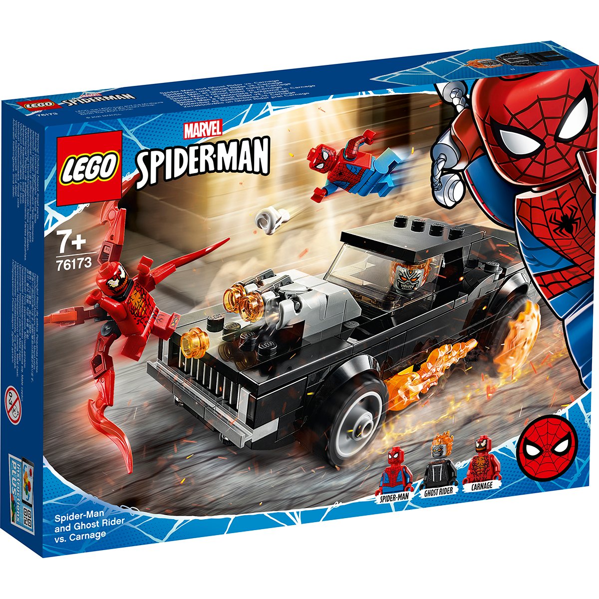 76173_box1_v29.jpg LEGO® Marvel Super Heroes - Omul paianjen si Calaretul fantoma contra Carnage (76173)
