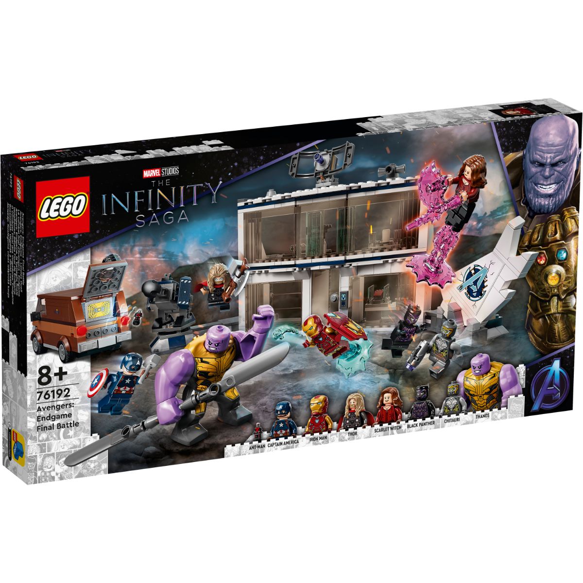 76192_box1_v29.jpg LEGO® Super Heroes - Avengers Sfarsitul jocului: Batalia finala (76192)