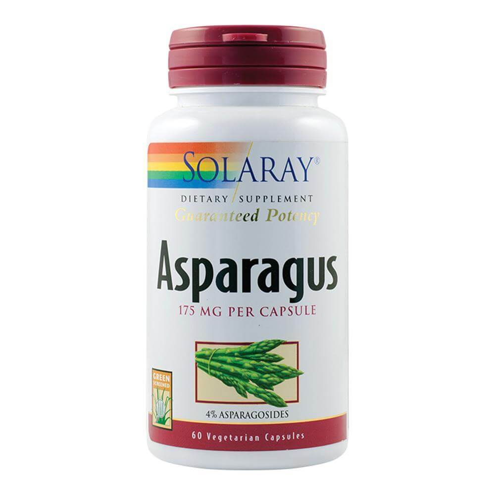 Asparagus (Sparanghel) 60 capsule vegetale Solaray, natural, Secom