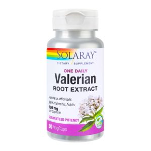 Valerian 30 capsule vegetale Solaray, natural, Secom