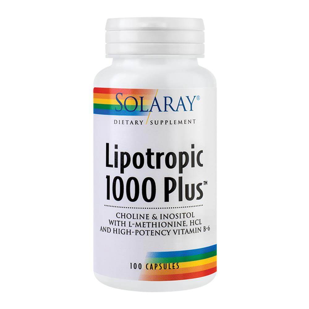 Lipotropic 1000 Plus 100 capsule Solaray, natural, Secom
