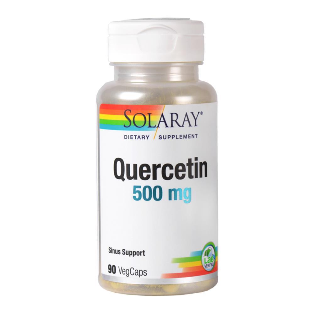 Quercetin 500mg 90 capsule vegetale Solaray, natural, Secom
