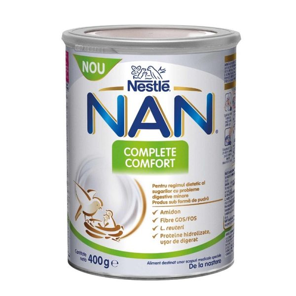 Nan Complete Confort Formula de lapte +0 luni, 400g, Nestle
