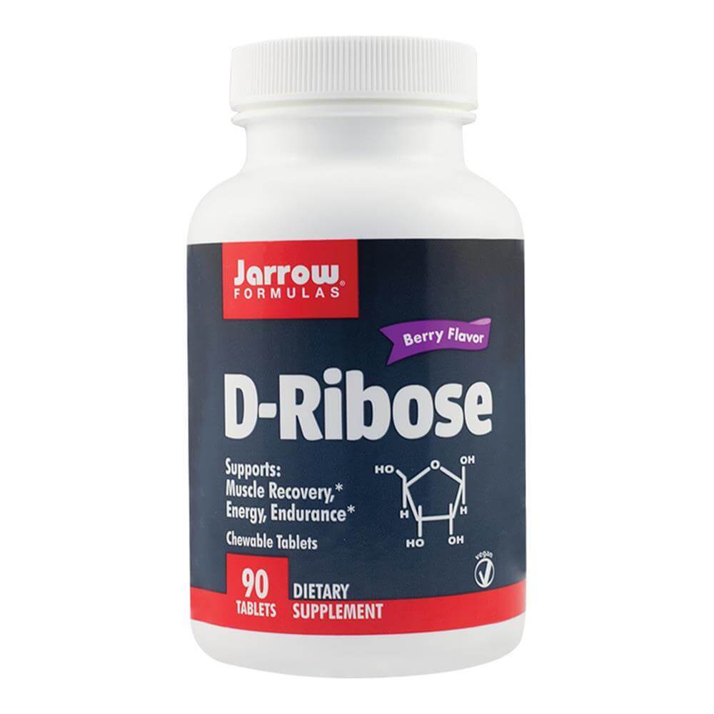 D-Ribose 1000mg 90 tablete masticabile Jarrow Formulas, natural, Secom