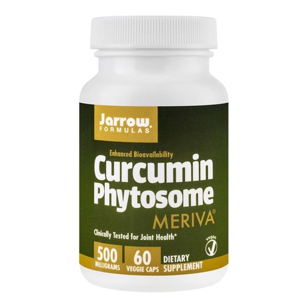 Curcumin Phytosome 500mg 60 capsule vegetale Jarrow Formulas, natural, Secom