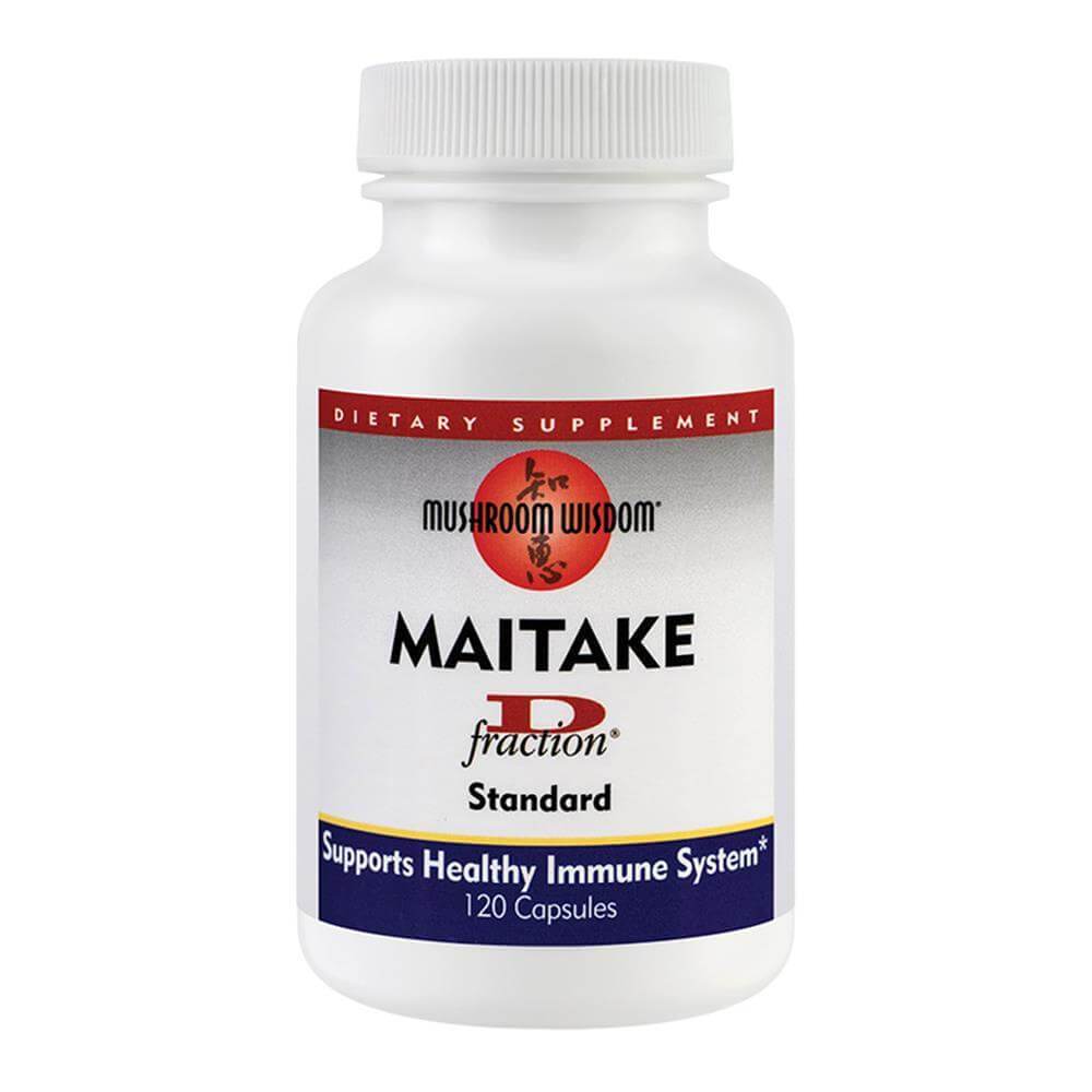 Maitake D-fraction 120 capsule Mushroom Wisdom, natural, Secom