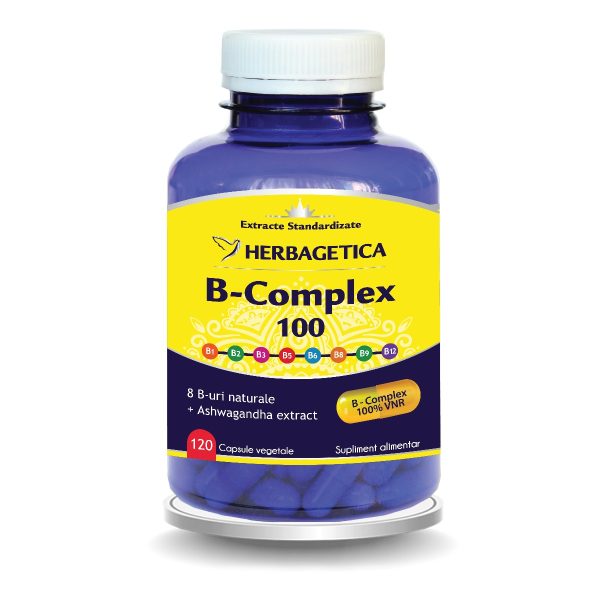 7b19c3b19de06_b-complex_120cps-6425262009280.jpg B-Complex 100, 120 capsule, Herbagetica