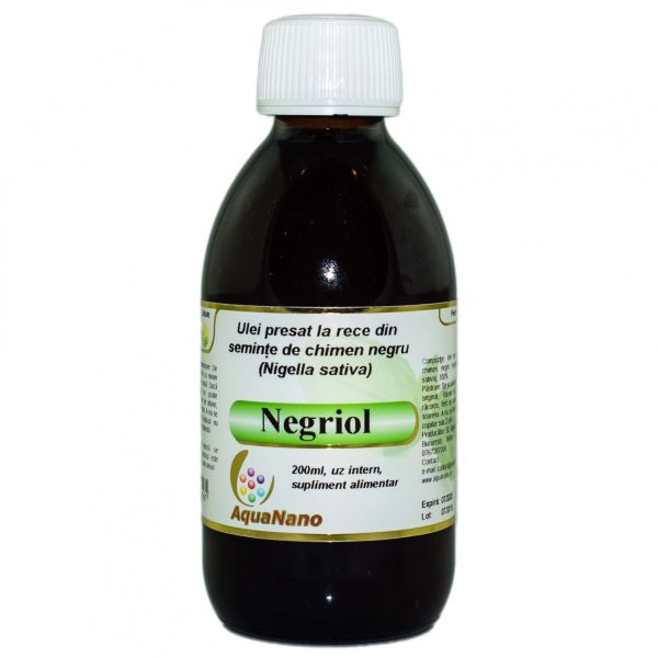 7c679c0b3fff5_6426556002161.jpg Negriol - Ulei de negrilica presat la rece, 200ml, Aghoras