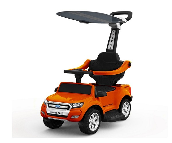 Carucior electric pentru copii 3 in 1 Ford Ranger STANDARD Orange