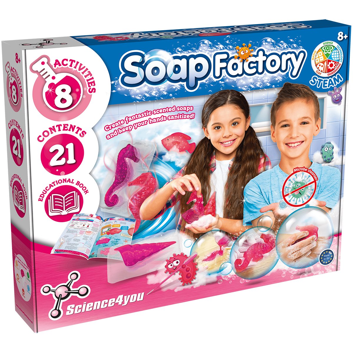 Set de experimente Science4You, Fabrica de sapunuri