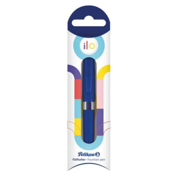 Stilou cu penita, Pelikan, Ilo, M, Albastru