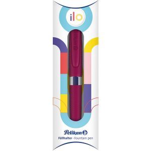 Stilou cu penita, Pelikan, Ilo, M, Rosu