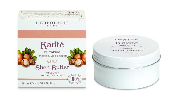 83bea7d882bf5_burro_puro.jpg Unt de Shea pur pentru corp fata si gat Karite, 120ml, L'Erbolario