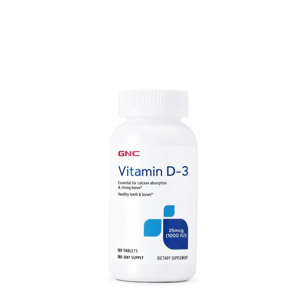85e4c4246ba06_144723_d3_1000.jpg Vitamina D3 1000UI, 180 tablete, GNC