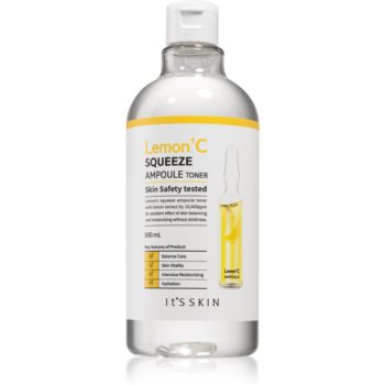 It´s Skin Lemon' C Squeeze loțiune tonică exfoliantă pentru luminozitate si hidratare