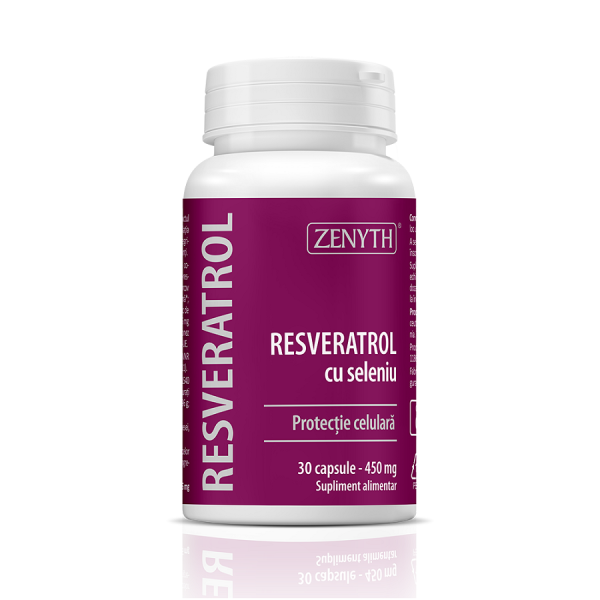 9445972b4a906_resveratrol.png Resveratrol cu seleniu, 30 capsule, Zenyth
