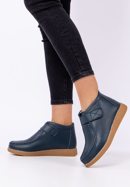 Ghete dama piele Cartaga V2 Navy
