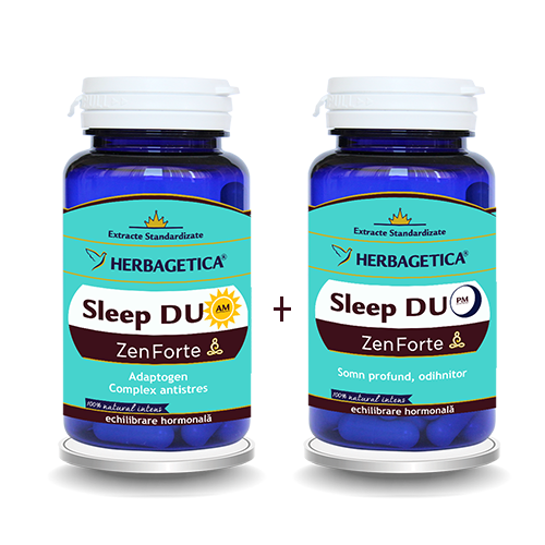 9c82a80676f06_6425262009068.png Pachet Sleep Duo AM/PM, 120 capsule + 120 capsule, Herbagetica