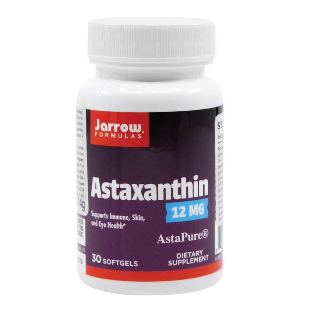 Astaxanthin 12mg 30 capsule moi Jarrow Formulas, natural, Secom