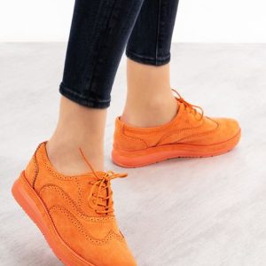 Pantofi Oxford Castelo Portocalii