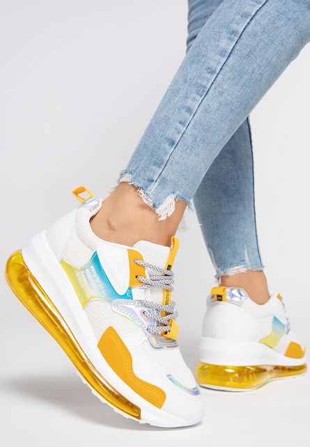 Sneakers cu platforma Meranda V1 Albi