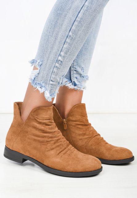 Botine dama Aeziana V1 Camel