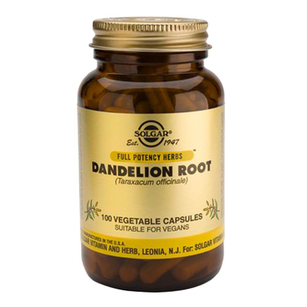 Dandelion Root (Radacina de papadie) 100 capsule, Solgar, natural