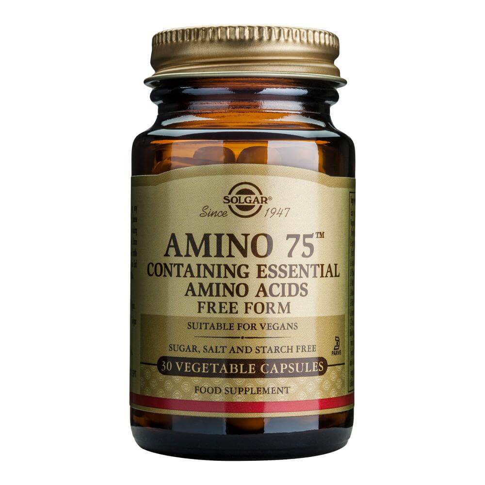 Essential Amino Complex 75mg 30 capsule, Solgar, natural