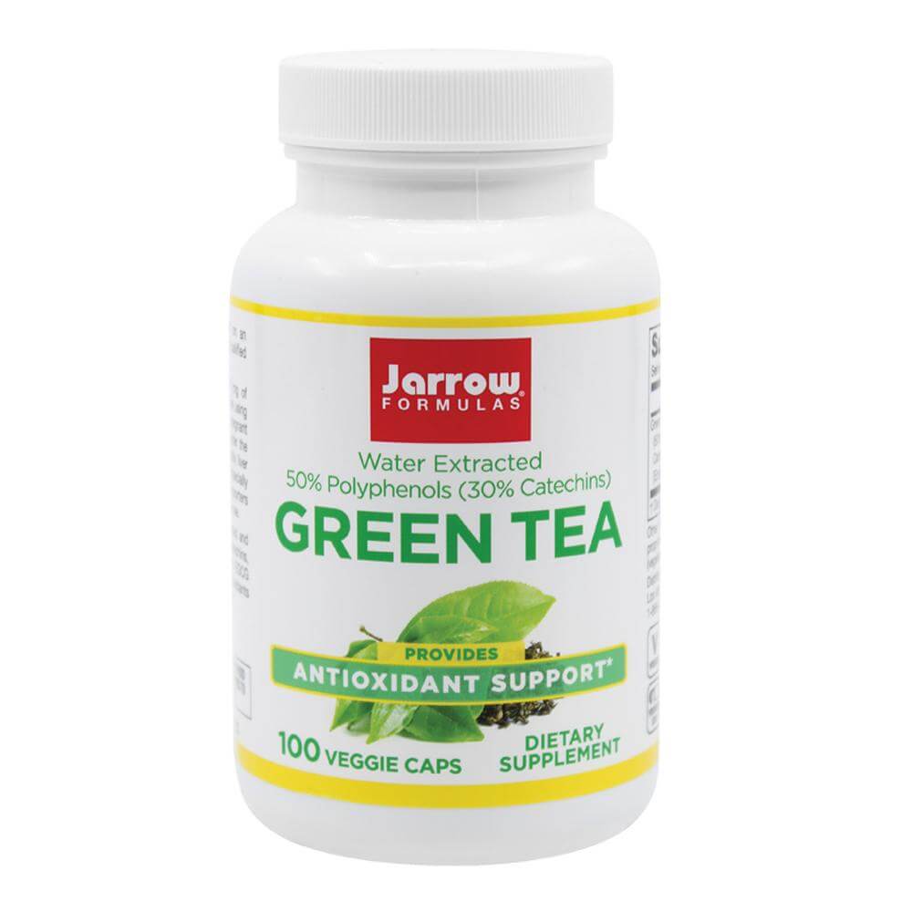 Green Tea 500mg 100 capsule vegetale Jarrow Formulas, natural, Secom