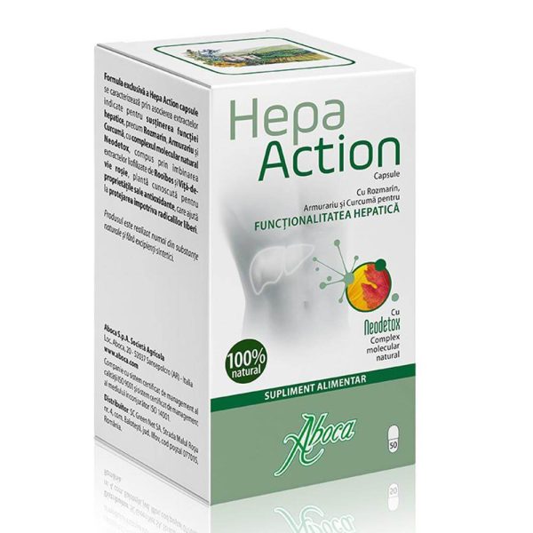 Hepa Action Hepatoprotector 50 capsule Aboca, natural
