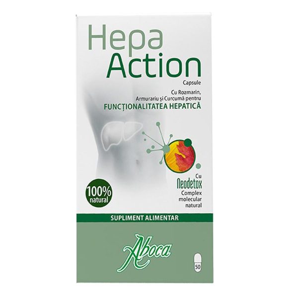 Hepa Action Hepatoprotector 50 capsule Aboca, natural