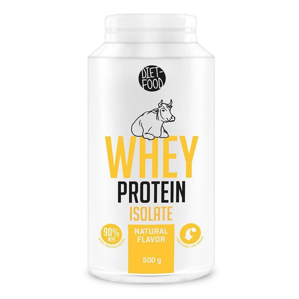 Izolat din proteina de zer Diet Food 500 g, natural