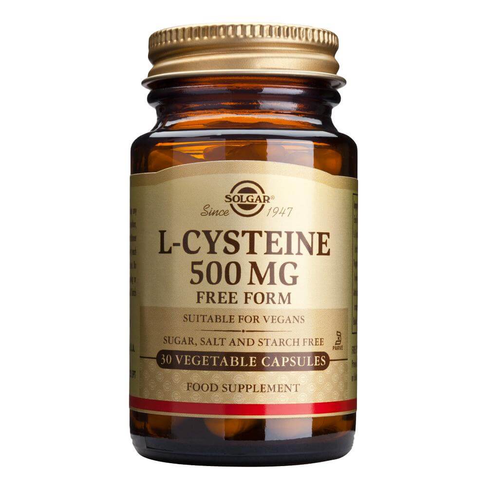 L-CYSTEINE (Aminoacid L-cisteina) 500mg 30 capsule, Solgar, natural
