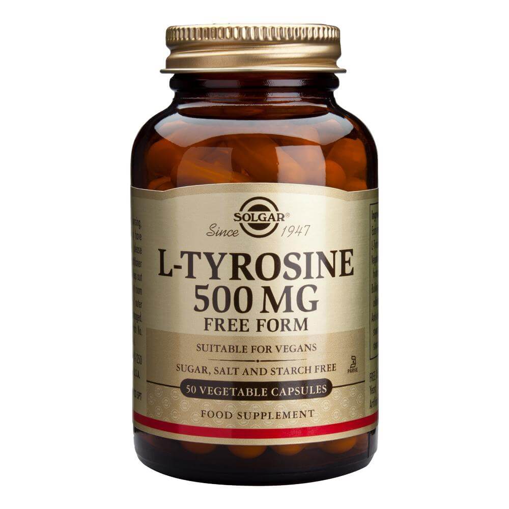 L-TYROSINE (Aminoacid L-tirozina) 500mg 50 capsule, Solgar, natural