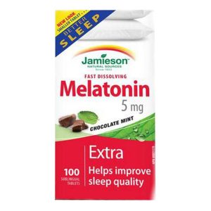 Melatonina 5mg 100 comprimate Jamieson, natural
