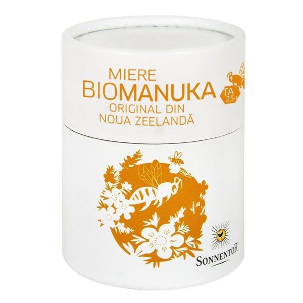 MieredeManuka_TA25_Sonnentor_bio_250g_J.jpg Miere de Manuka (TA 25+)Sonnentor, bio, 250 g