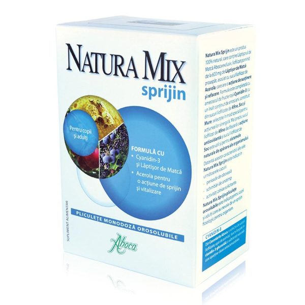 NaturaMixSprijinpentrucopiiAboca_granule_20plicuri_natural_2_J.jpg Natura Mix Sprijin pentru copii Aboca, granule, 20 plicuri, natural