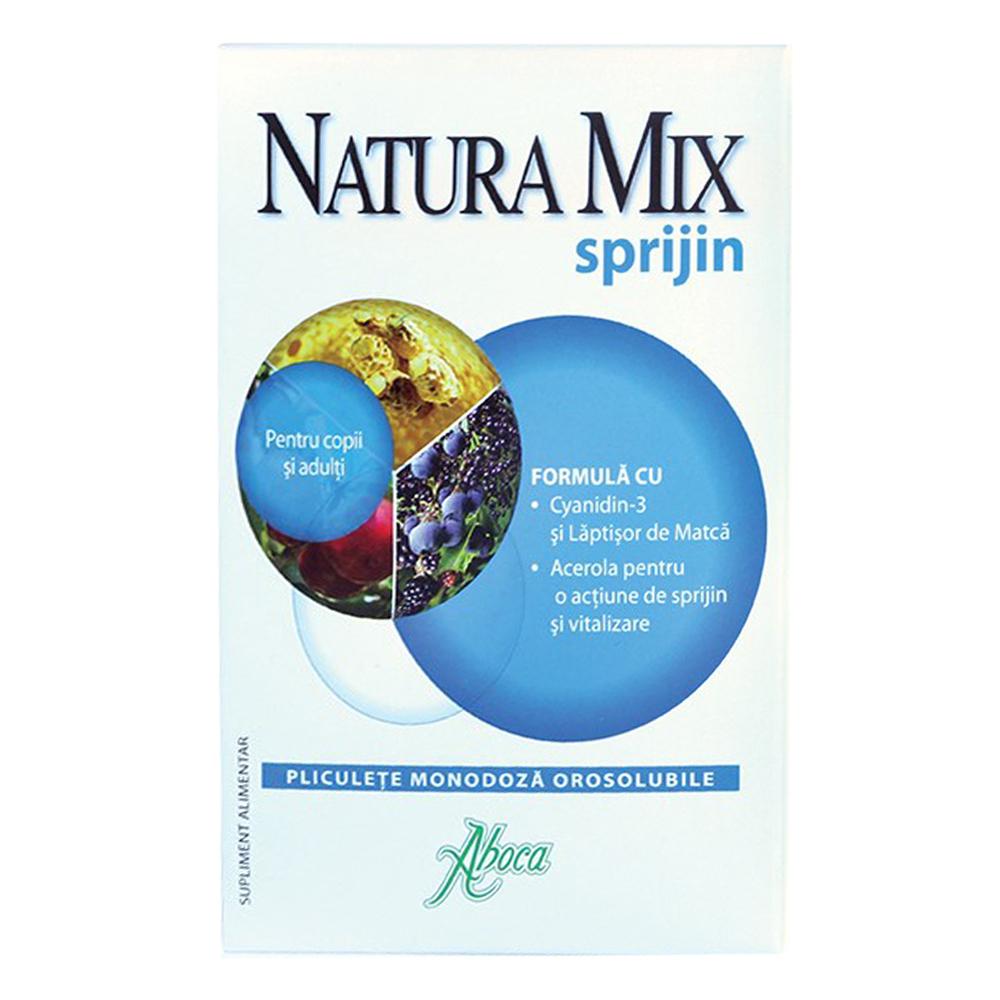 NaturaMixSprijinpentrucopiiAboca_granule_20plicuri_natural_J.jpg Natura Mix Sprijin pentru copii Aboca, granule, 20 plicuri, natural