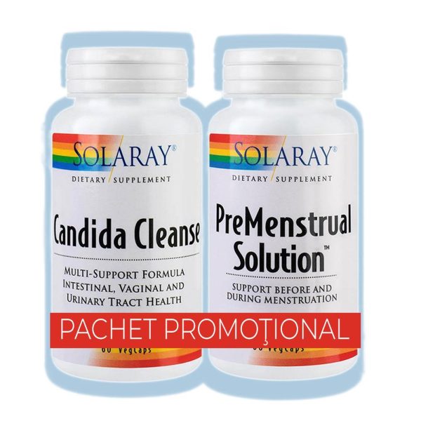 PP1000068.jpg Pachet special Candida Cleanse 60 capsule Solaray + PreMenstrual Solution 60 capsul Solaray, natural, Secom
