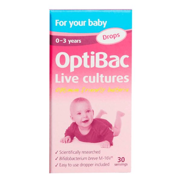 Probiotic Baby Optibac 10 ml, natural
