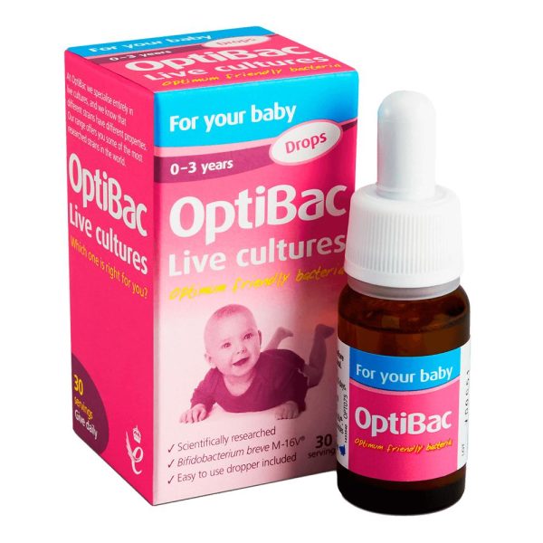 Probiotic Baby Optibac 10 ml, natural