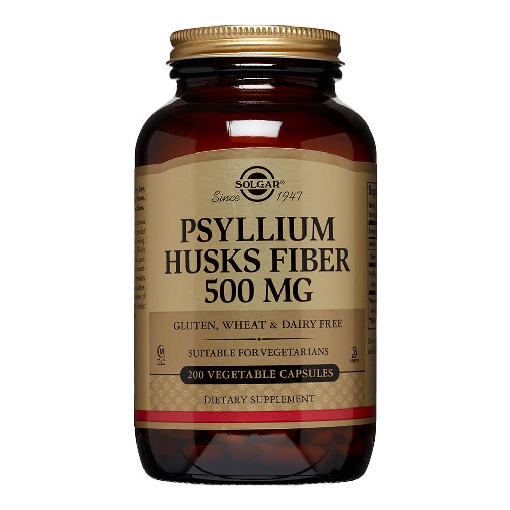 PsylliumHusksFibre_FibredintaratedePsyllium_500mg200capsule_Solgar_natural_j.jpg Psyllium Husks Fibre (Fibre din tarate de Psyllium) 500mg 200 capsule, Solgar, natural