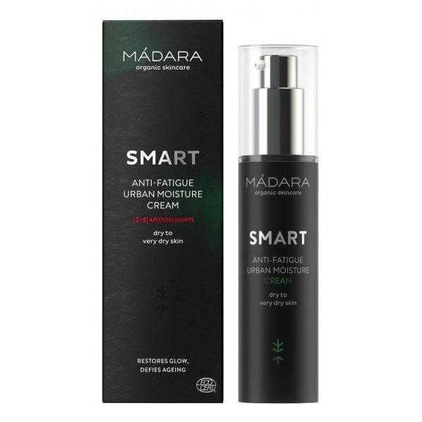 SMARTANTI-FATIGUEURBANMOISTURECREAMpentruiprimeleriduri_tenuscatMadara_50ml_j.jpg SMART ANTI-FATIGUE URBAN MOISTURE CREAM pentru primele riduri, ten uscat Madara, bio, 50 ml