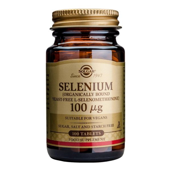 Selenium (Mineral Seleniu) 100mcg 100 tablete, Solgar, natural
