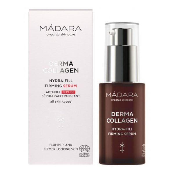 Ser anti-aging Hydra-Fill Firming DERMA COLLAGEN pe baza de peptide Madara, bio, 30 ml