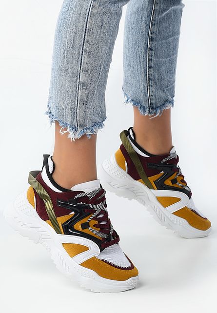 Sneakers dama Geneve Galbeni